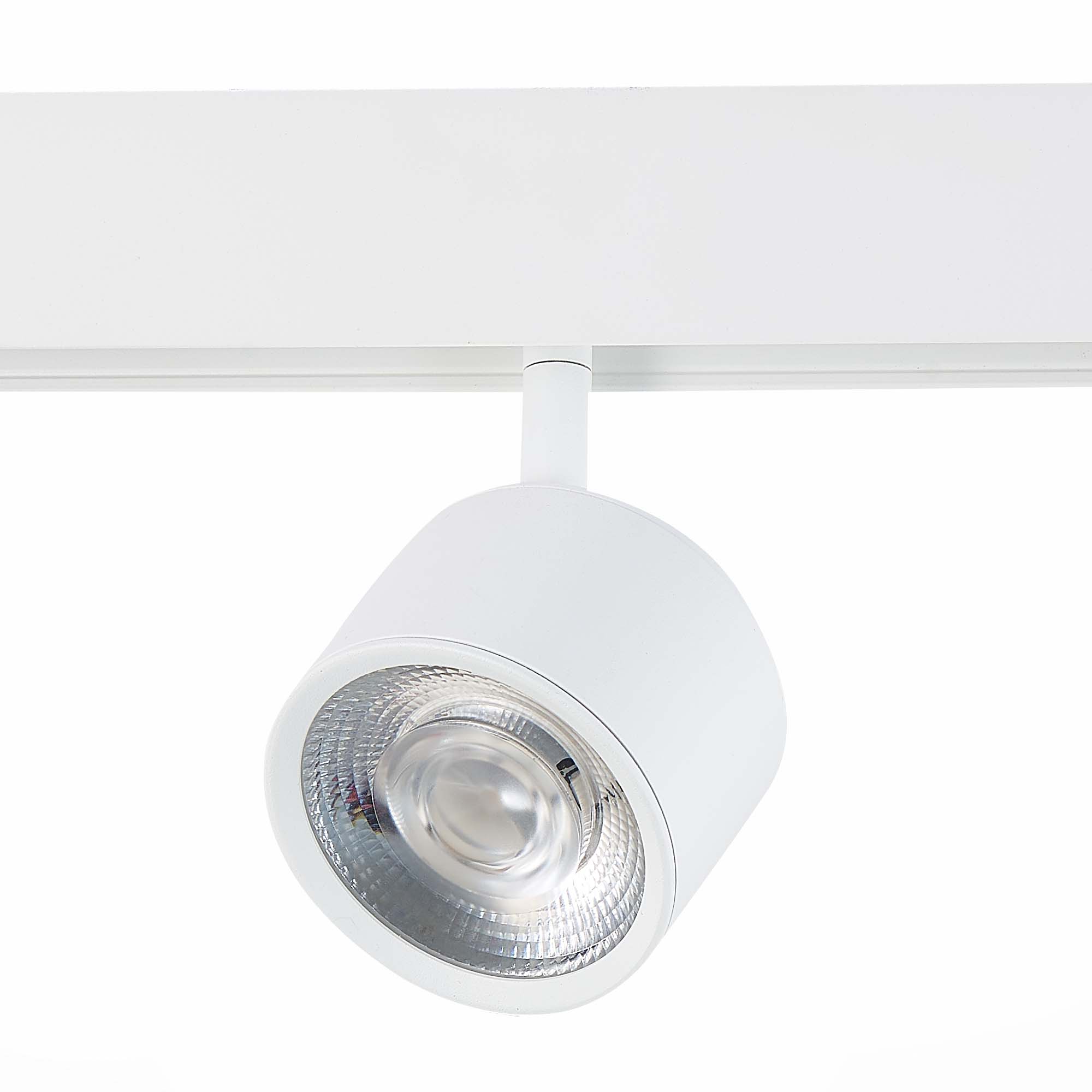 ST353.536.06 Магнитный трековый светильник белый LED 1*6W 3000K 560Lm Ra>80 36° IP20 L120xW81xH138 4 СКАЙЛАЙН 48V, фото 2