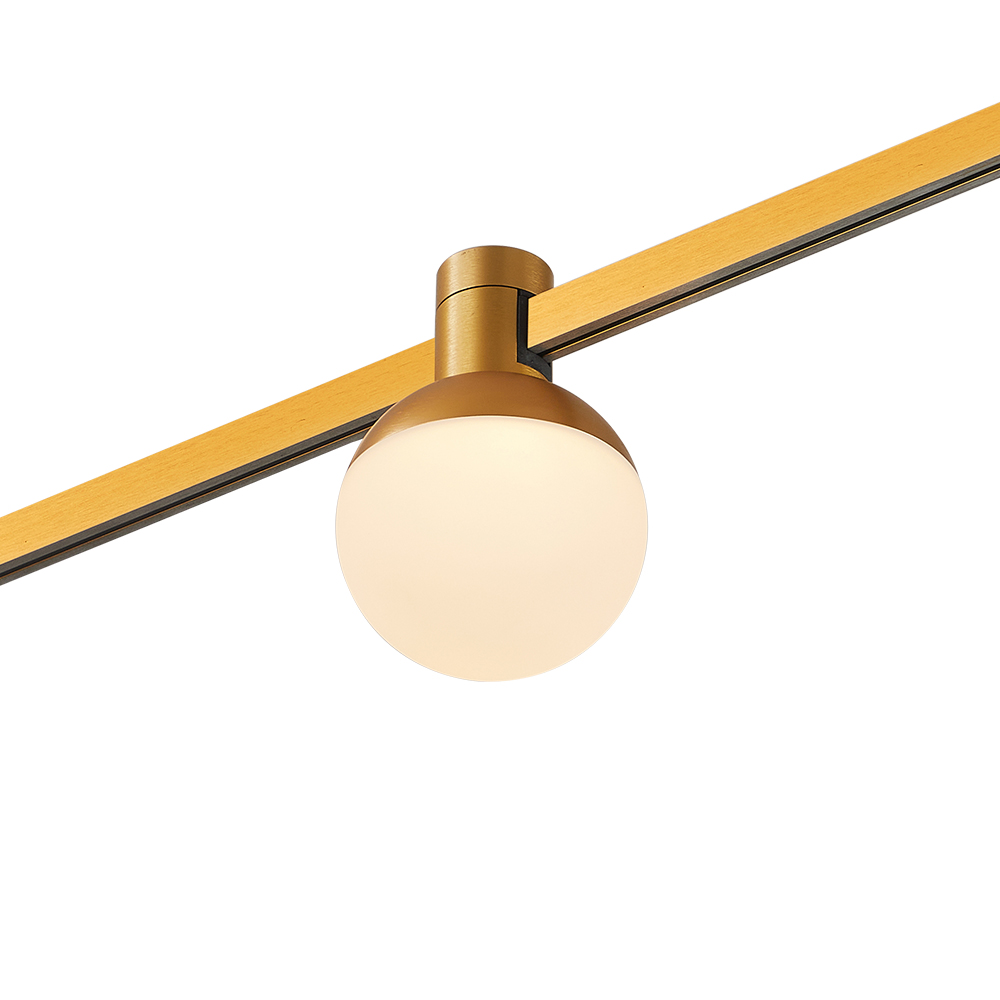 ST815.206.05 Магнитный трековый светильник FARM Золотистый LED 1*5W 3000K 213Lm 120 IP20 D75xH10 ФАРМ, фото 2