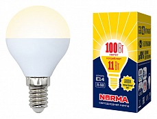 Лампа светодиодная Volpe  E14 11Вт 3000K UL-00003832, фото 1