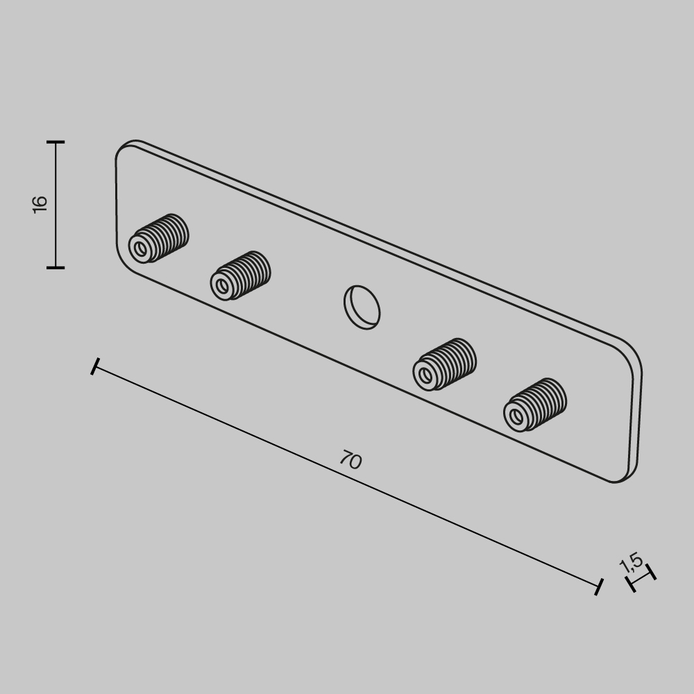 Комплектующие для трековой системы Technical TRA172C-R-11B, фото 3