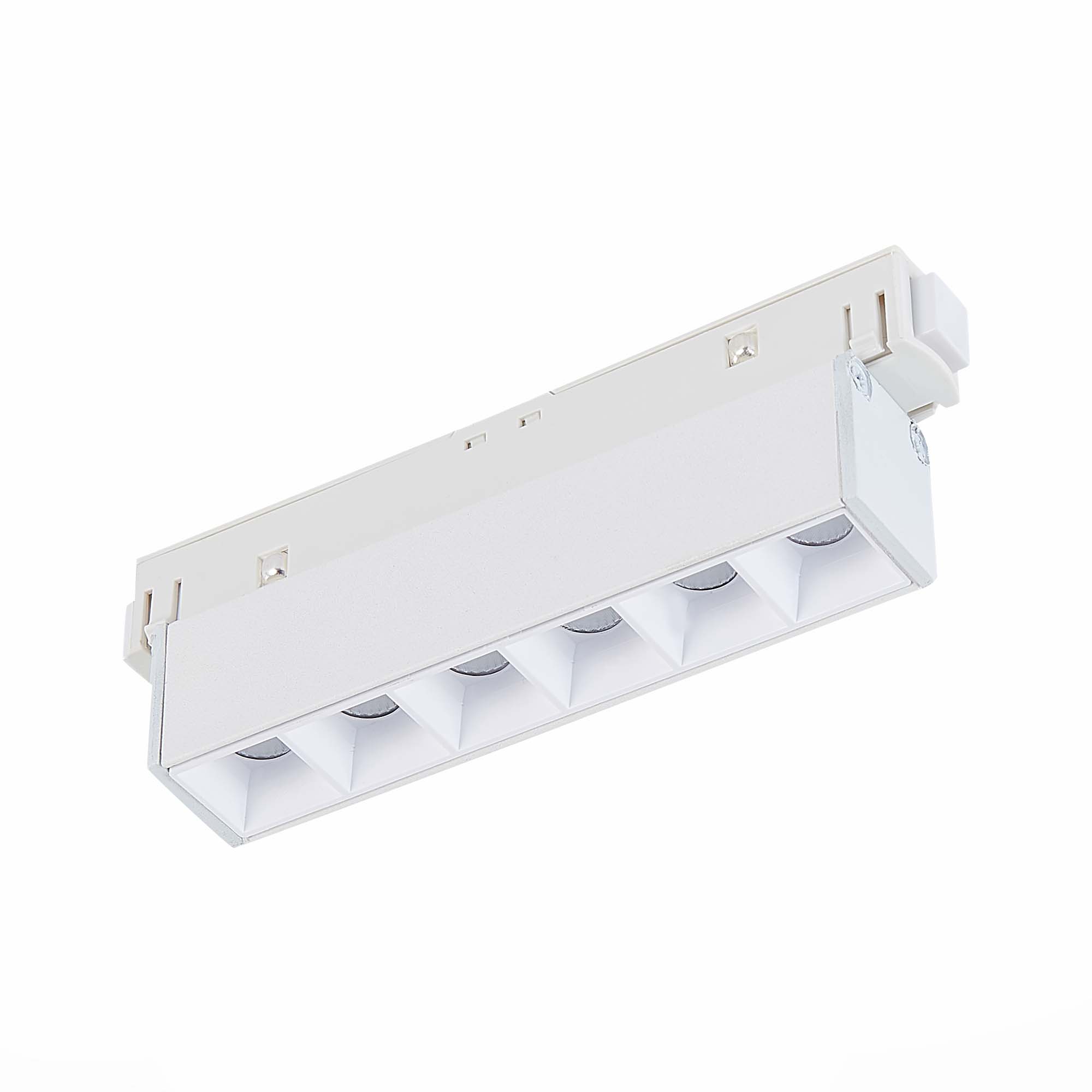 ST361.536.06 Магнитный трековый светильник белый LED 1*6W 3000K 532Lm Ra>80 36° IP20 L115xW22xH44 48 СКАЙЛАЙН 48V, фото 3