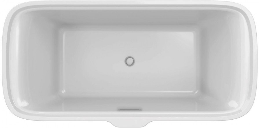 E6D034-00 Отдельно-стоящая ванна Elite, 180x85 см, белая (слив и ножки в комплекте), фото 1