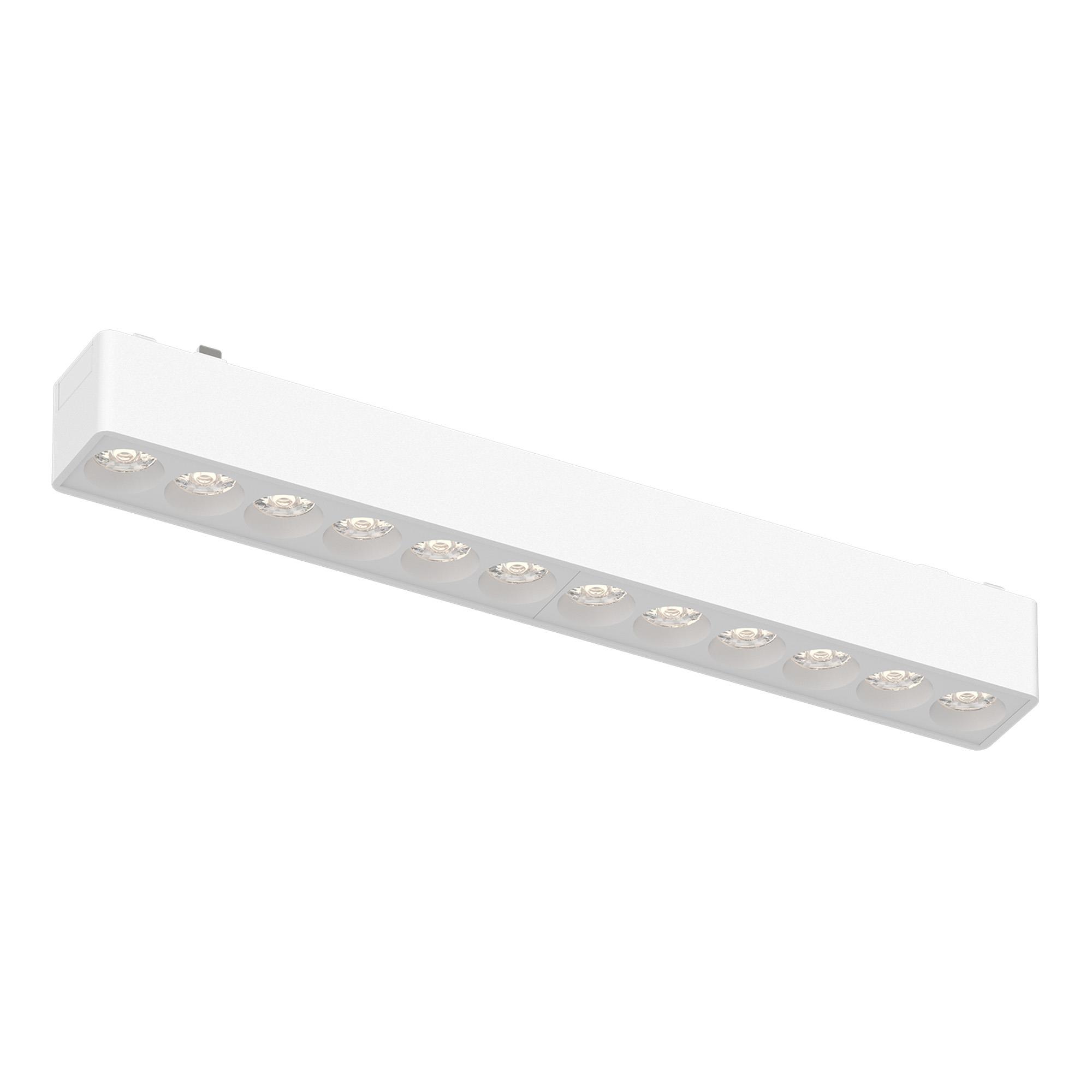 ST673.546.12 Магнитный трековый светильник Белый LED 1*12W 4000K 710Lm Ra>90 36° IP20 L230xW26xH24 4 СКАЙФЛЕТ
