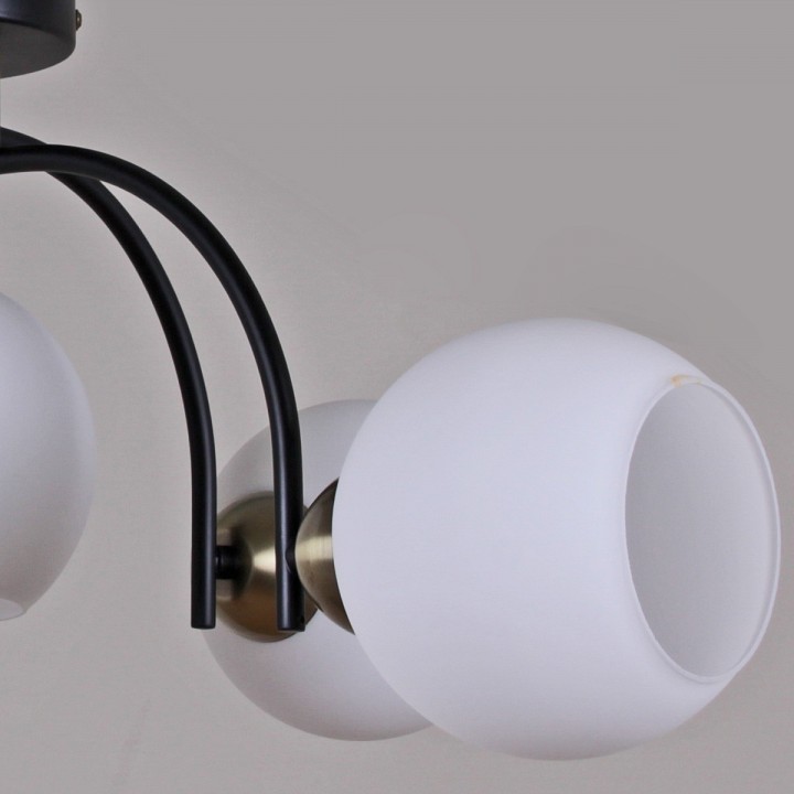Потолочная люстра ILLUMICO  IL0250-5CSQ-79 BK AB, фото 4