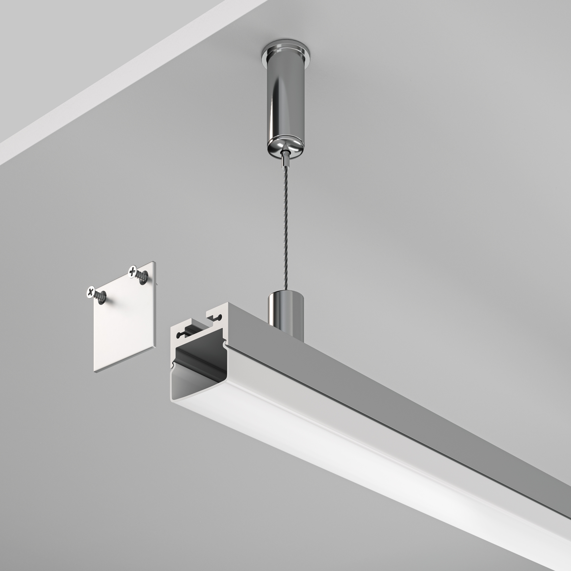 Профиль Led Strip ALM-2020B-S-2M, фото 1