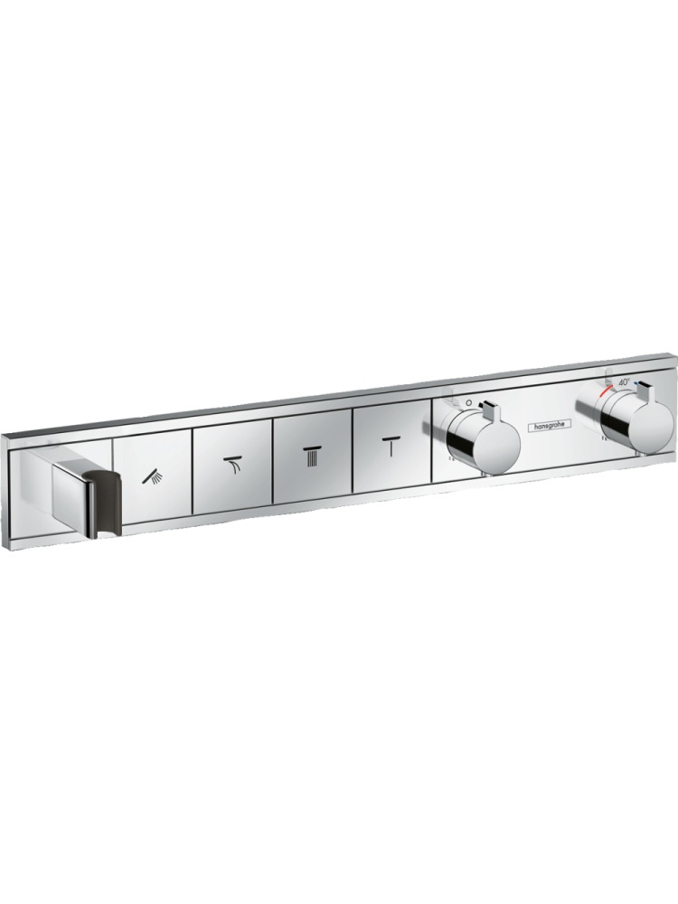 15357000S Set HG RainSelect термостатический смеситель для душа (15357000+15312180), фото 2