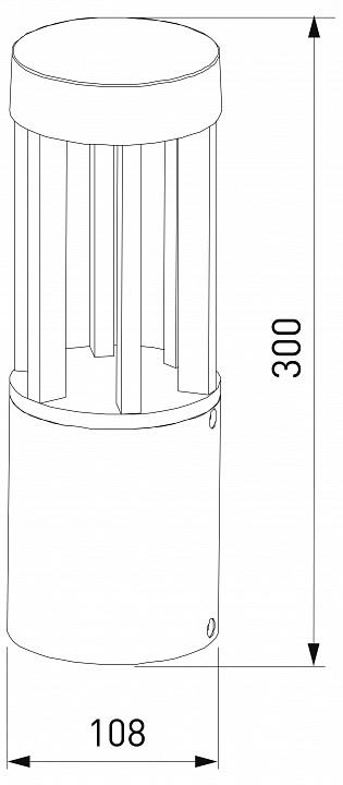 Наземный низкий светильник Elektrostandard Apart 35193/S, фото 5