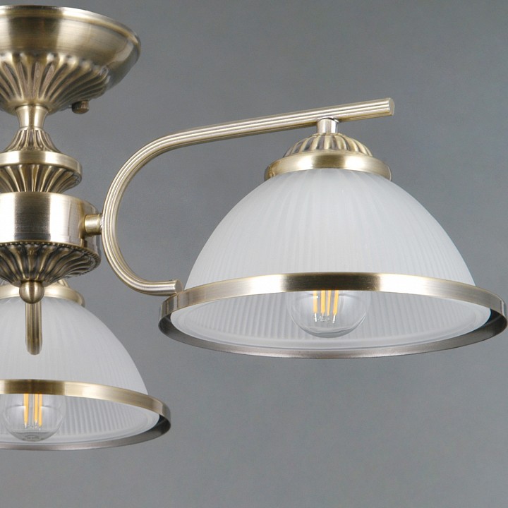 Люстра на штанге ILLUMICO  IL0891-3CSQ-26 AB ELITE, фото 4