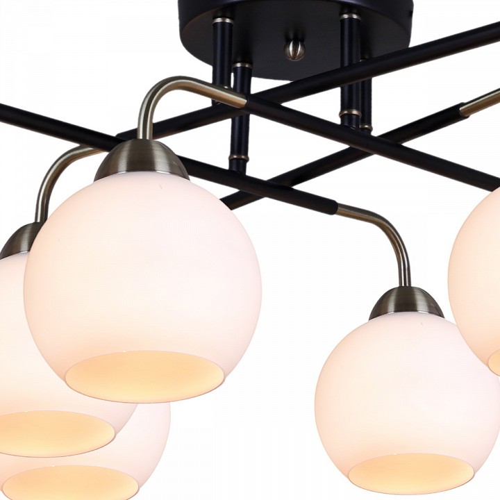 Потолочная люстра ILLUMICO  IL0252-8CSQ-79 BK AB, фото 5
