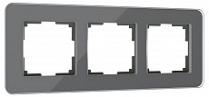 Рамка на 3 поста Werkel Elite (графит, стекло) W0032440