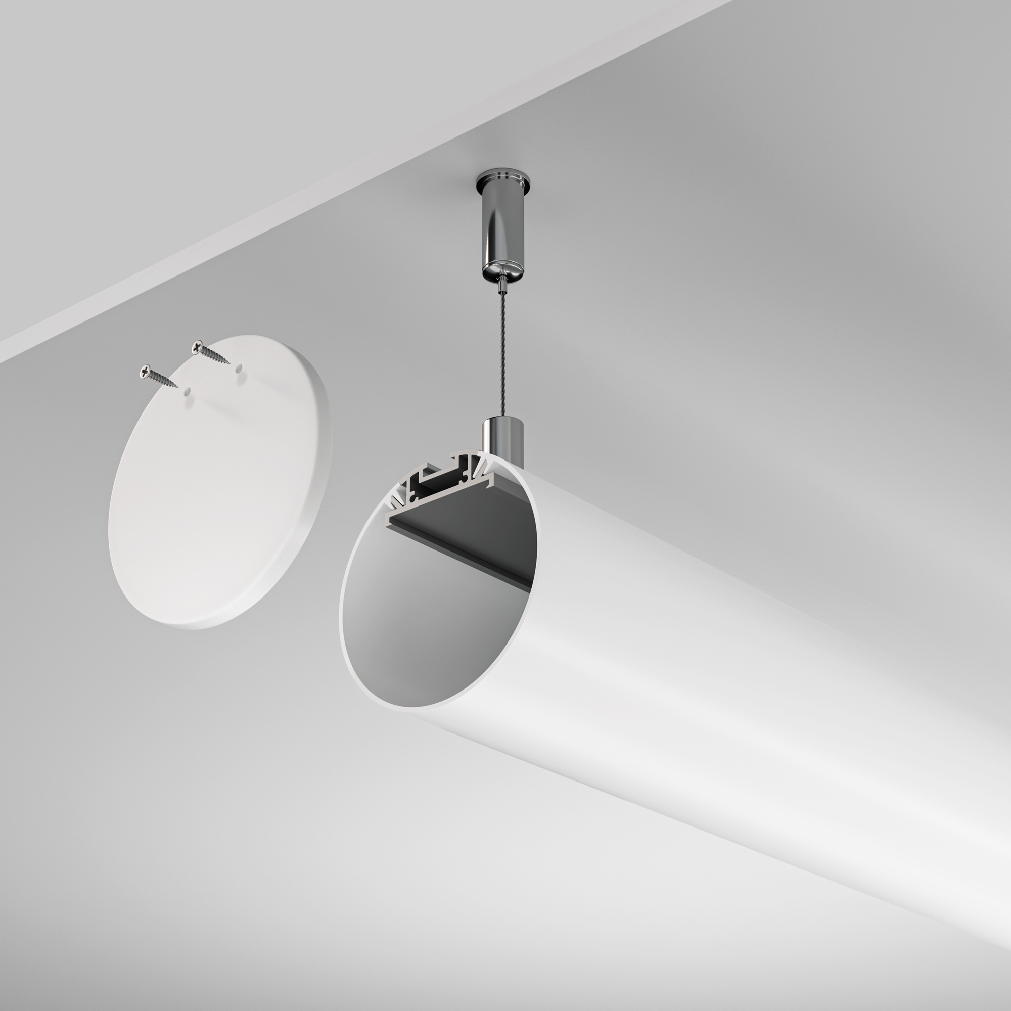 Профиль Led Strip ALM-D60-S-2M, фото 3