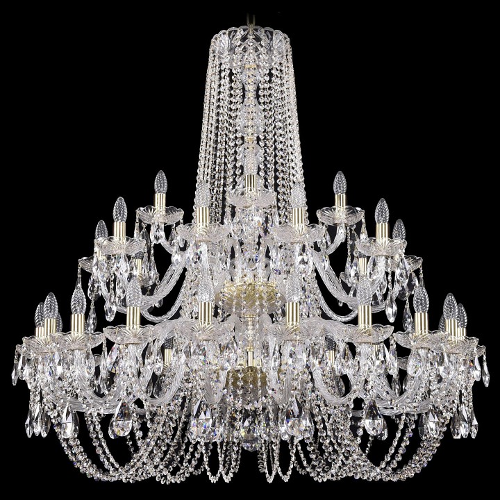 Подвесная люстра Bohemia Ivele Crystal 1402 1402/20+10+5/400/2d/G, фото 1