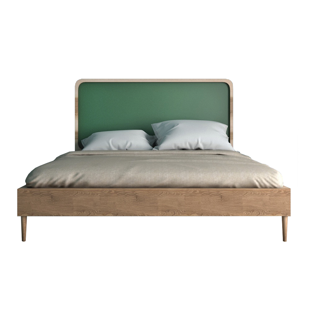 Кровать в Скандинавском стиле "Ellipse" 140х200 см арт EL14G, фото 2