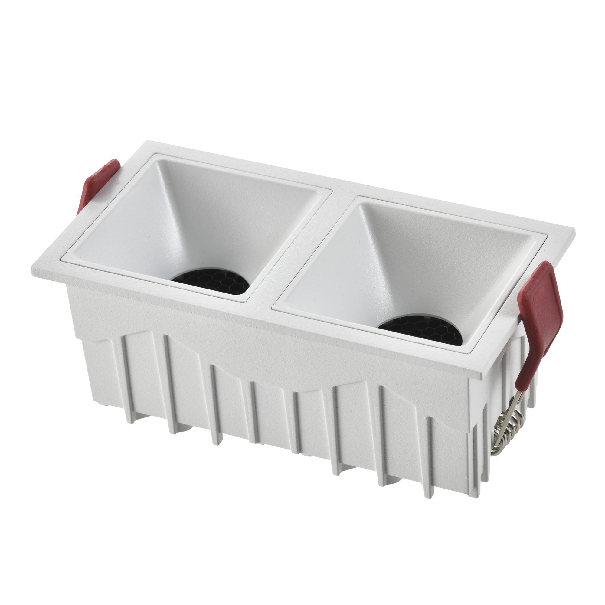 ST757.548.20 Св-к встр. Белый LED 2*10W 4000K 1400Lm Ra >90 60° IP20 L65xW126xH52 85-265V Встраиваемые светильники