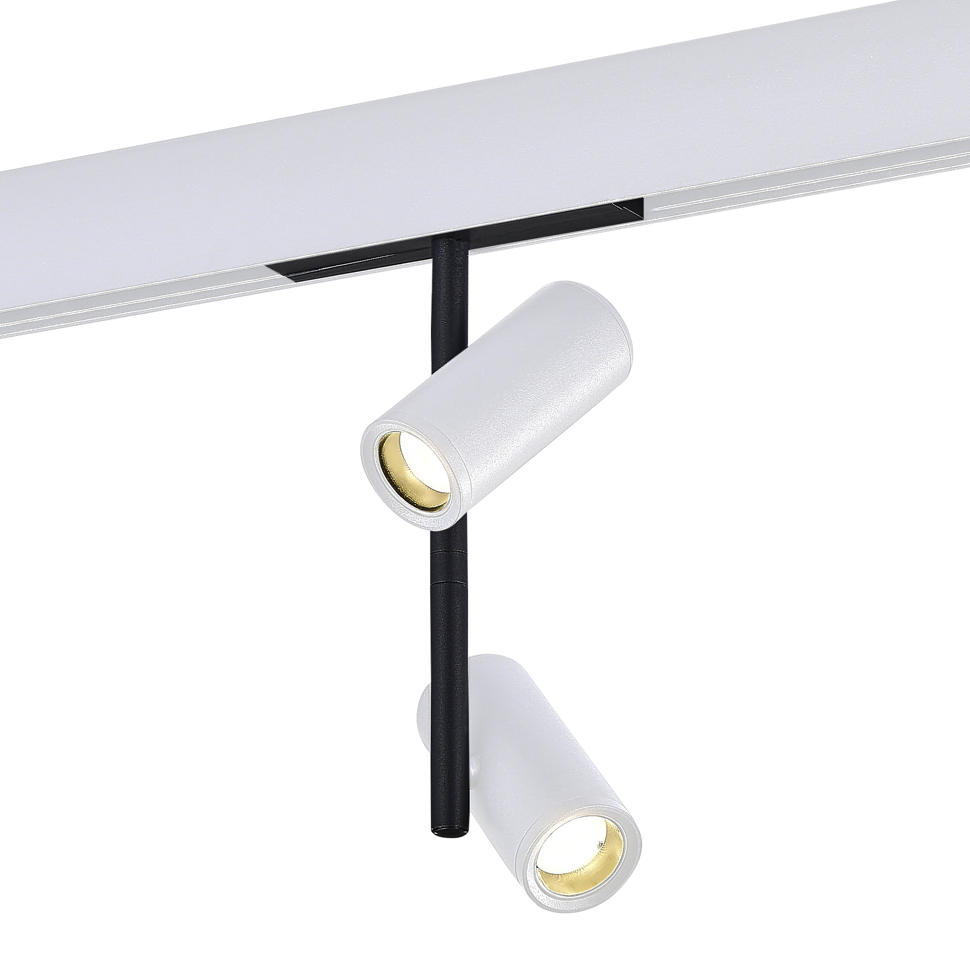 ST808.546.16 Магнитный трековый светильник Белый LED 1*16W 4000K 1 200Lm Ra>90 36° IP20 D45xH240 48V СКАЙЛАЙН 48V, фото 1