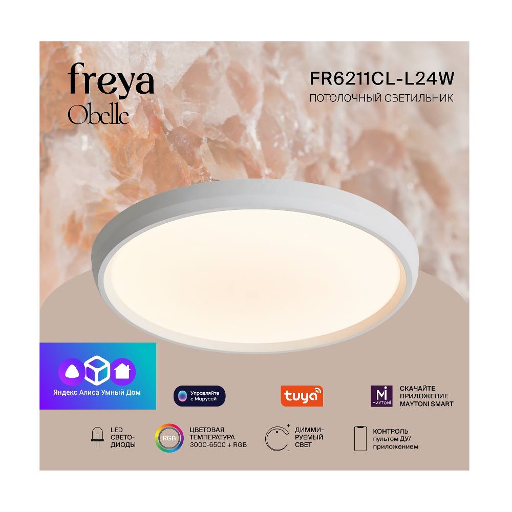 Потолочный светильник Freya FR6211CL-L24W, фото 2