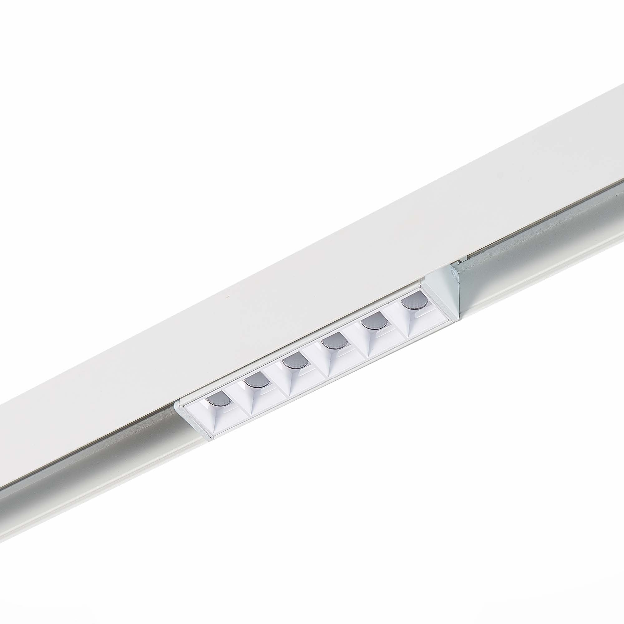ST361.536.06 Магнитный трековый светильник белый LED 1*6W 3000K 532Lm Ra>80 36° IP20 L115xW22xH44 48 СКАЙЛАЙН 48V, фото 2