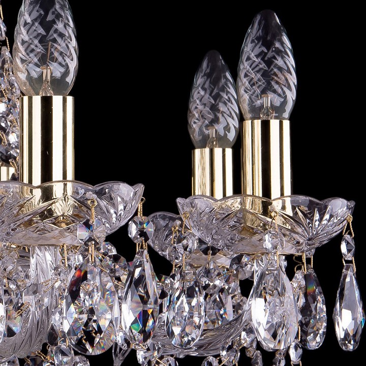 Подвесная люстра Bohemia Ivele Crystal 1413 1413/8/200/G, фото 3
