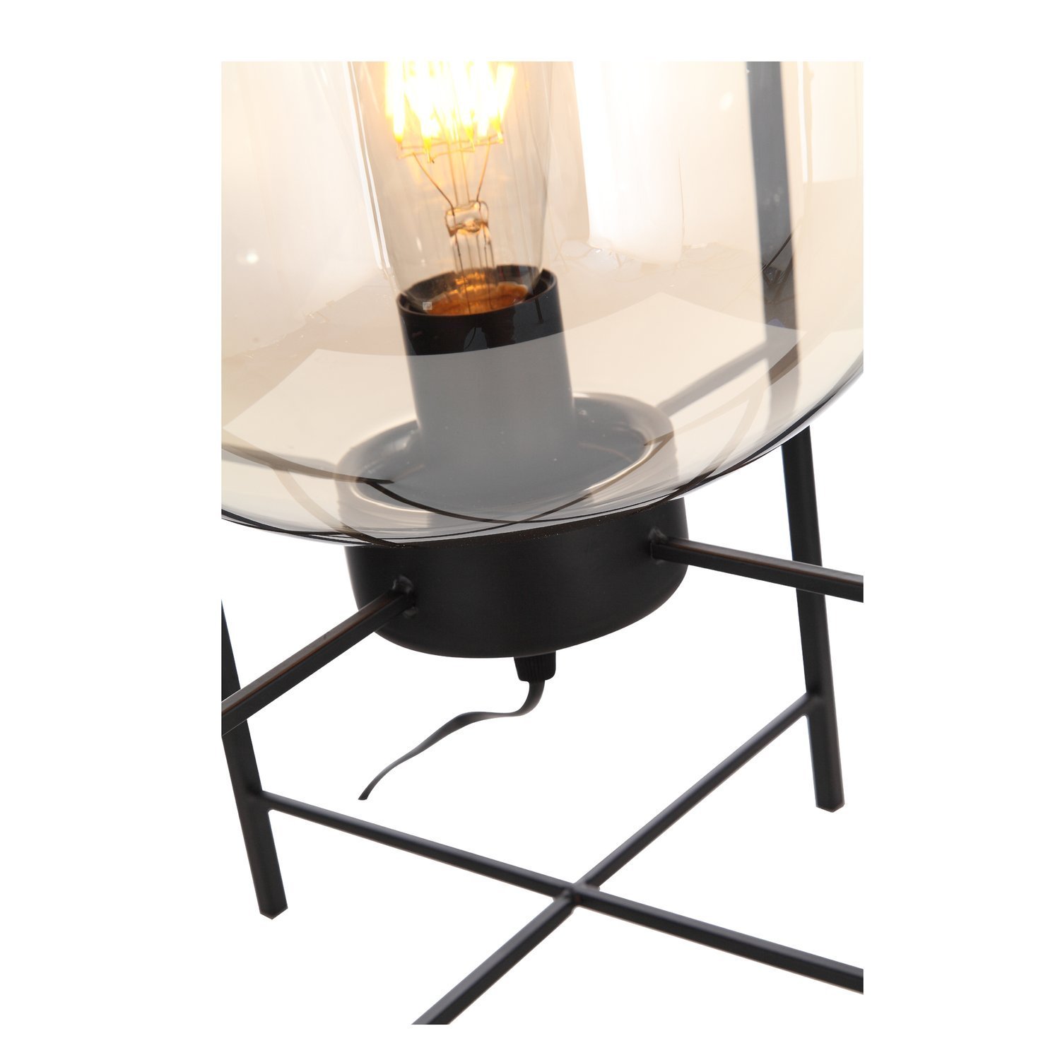 SL1050.505.01 Прикроватная лампа ST-Luce Черный/Коньячный E27 1*40W (из 2-х коробок) БУРАСКА, фото 3