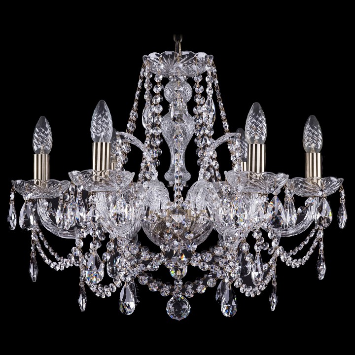 Подвесная люстра Bohemia Ivele Crystal 1411 1411/6/195/Pa, фото 1