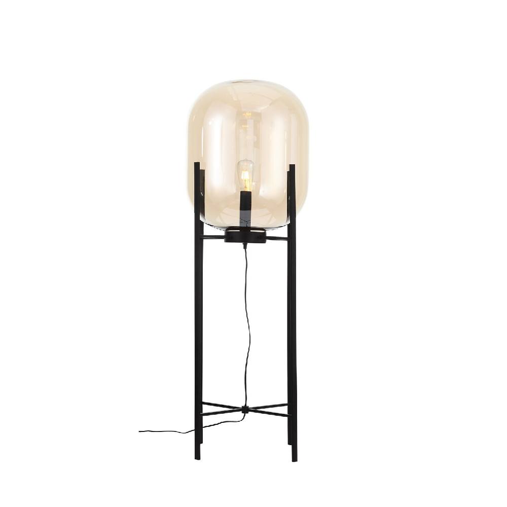 SL1050.525.01 Торшер ST-Luce Черный/Коньячный E27 1*40W (из 2-х коробок) БУРАСКА, фото 2