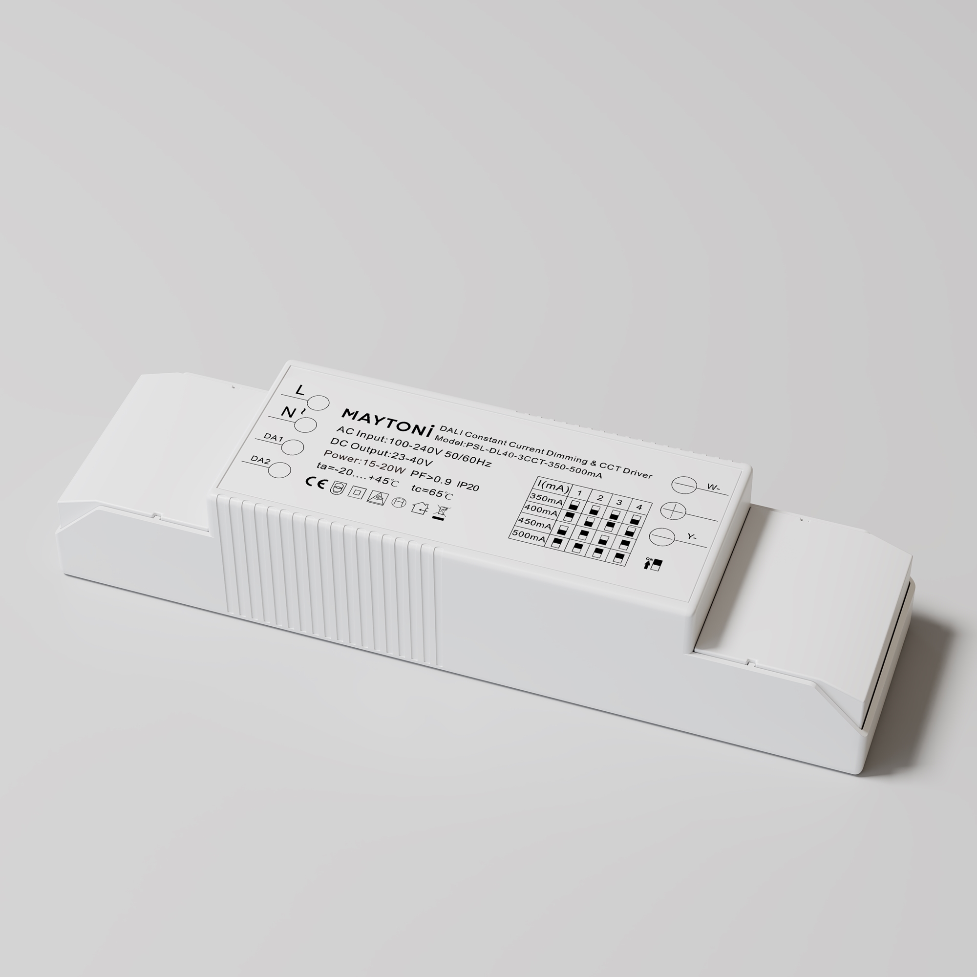 Источник тока Lighting control PSL-DL40-3CCT-350-500mA, фото 2