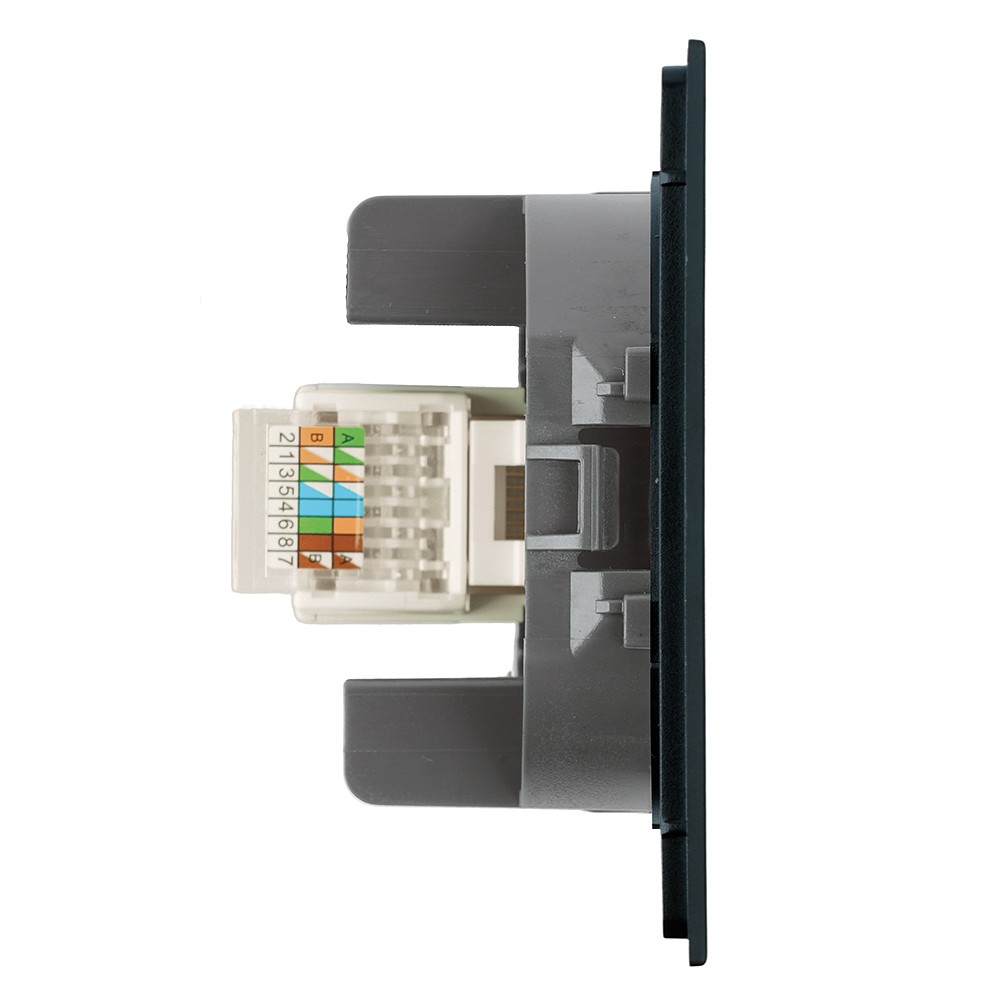 Розетка Ethernet RJ-45 без рамки Stekker Мия 50450, фото 4