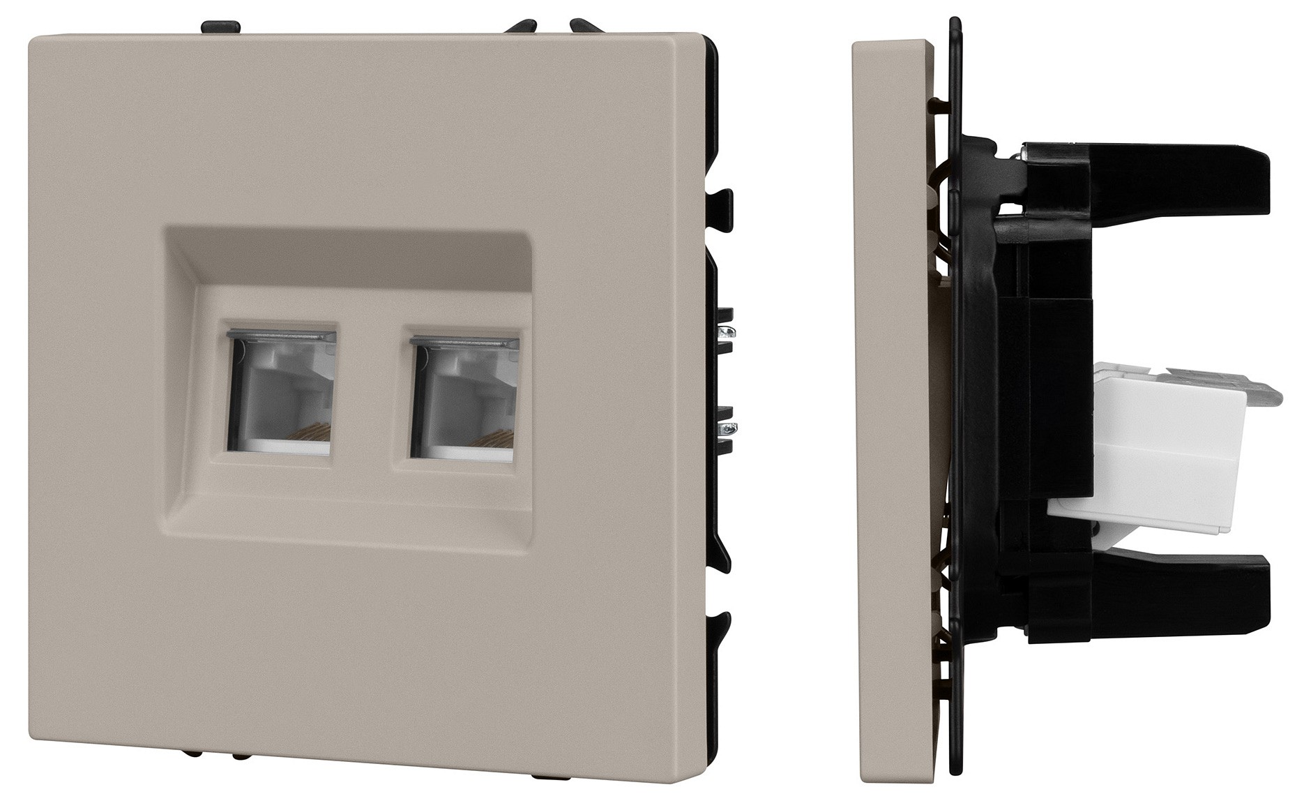 Розетка двойная Ethernet RJ-45 без рамки Arlight SCT-NOBE 059450, фото 1