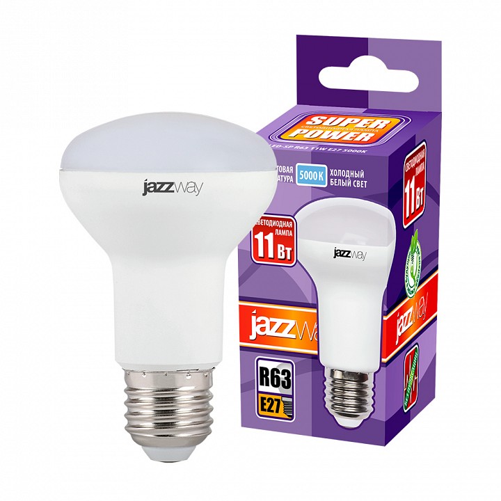 Лампа светодиодная Jazzway E27 11Вт 5000K PLED-SP R63 11W E27 5000K, фото 3
