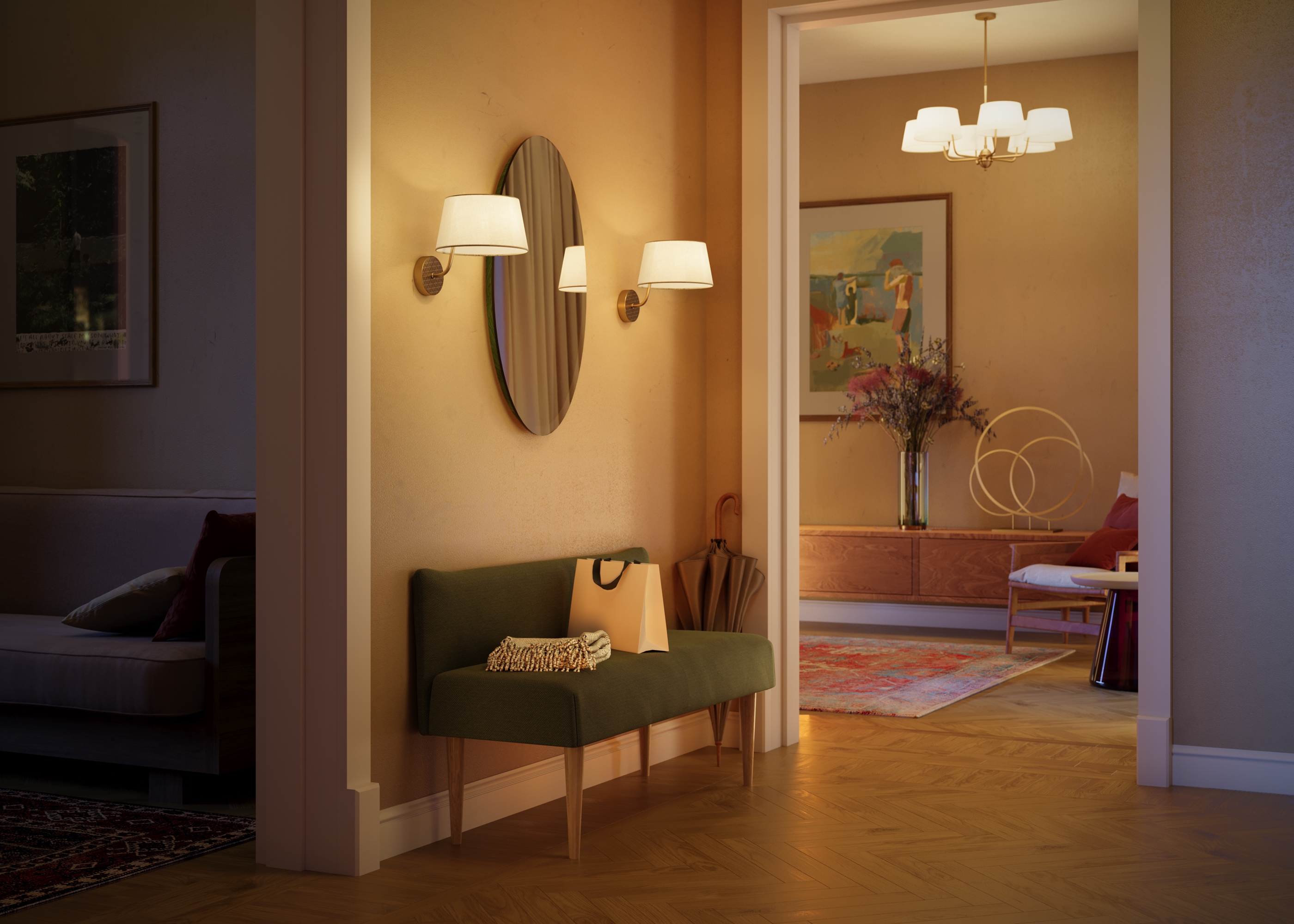 Настенный светильник (бра) Maytoni MOD360WL-01BS, фото 3