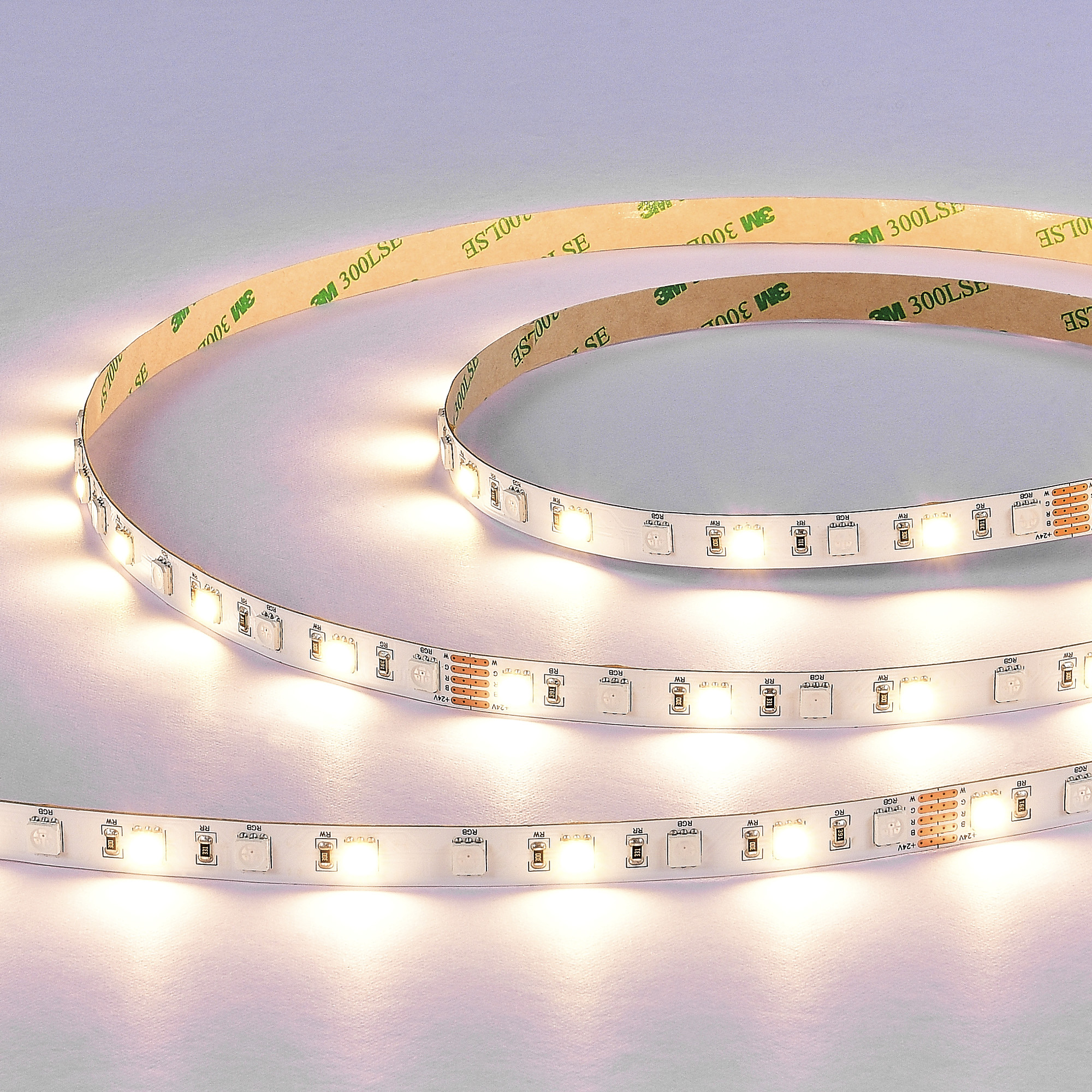 ST019.418.20RGBW Светодиодная лента SMD5050 - 17.28W/M RGB+4000K 300Lm Ra>90 IP20 L5000xW10xH- 24V Светодиодные ленты, фото 4