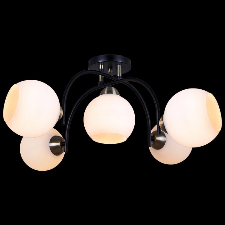 Потолочная люстра ILLUMICO  IL0250-5CSQ-79 BK AB, фото 3