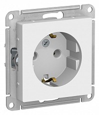 Розетка с заземлением без рамки Systeme Electric AtlasDesign ATN000143, SE ATN000143, фото 1