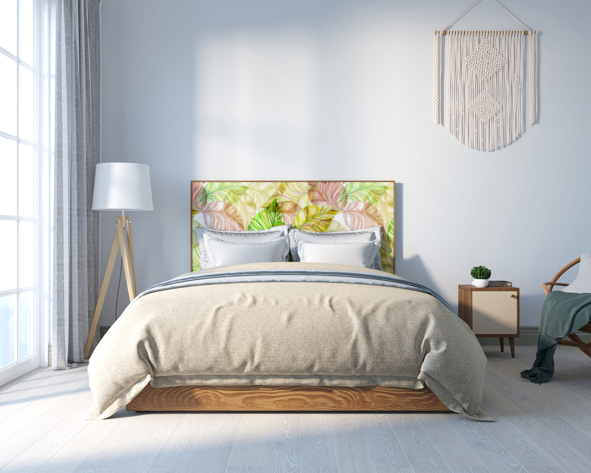 Кровать "Berber" 160х200 см 29 принт арт BB41/Print_29, фото 4