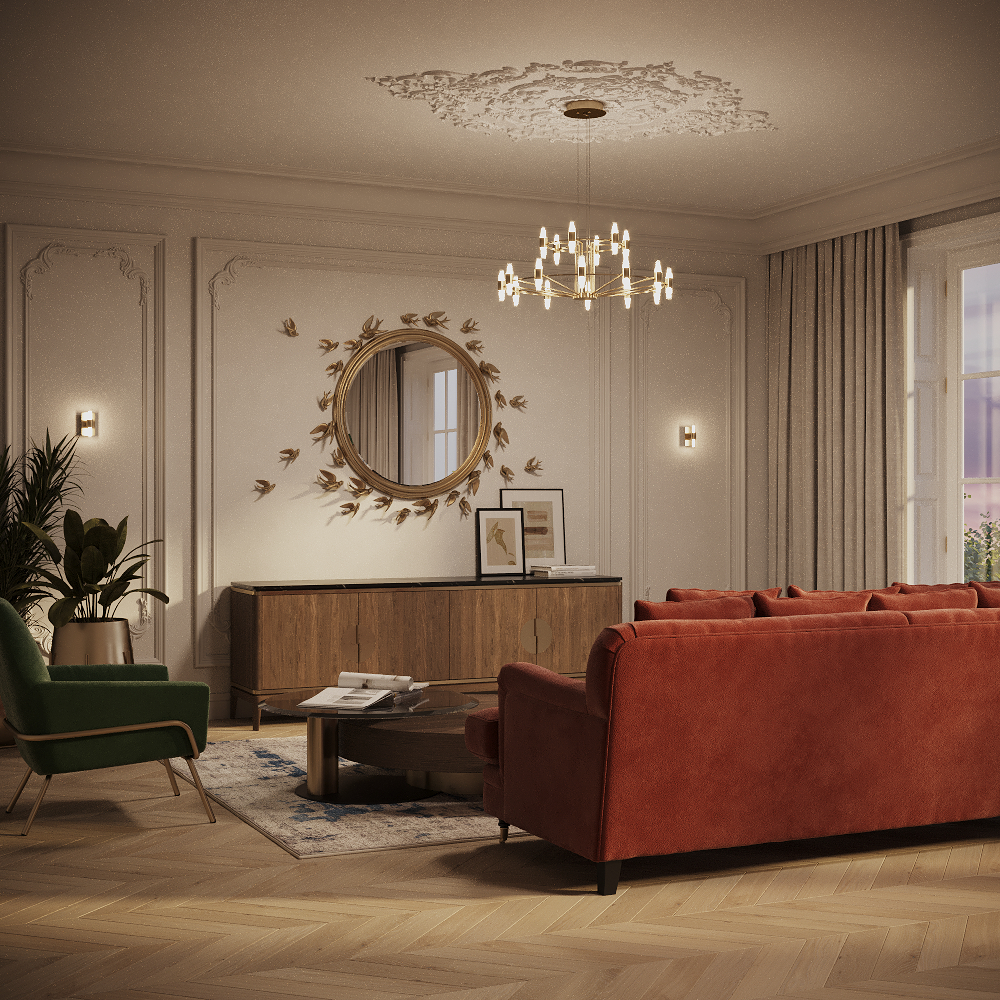 Настенный светильник (бра) Maytoni MOD401WL-L6BS3K, фото 2