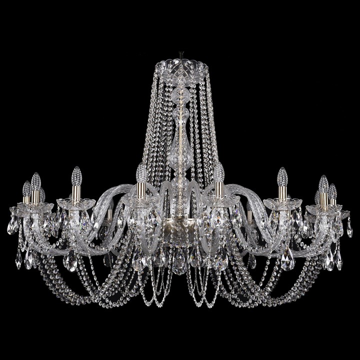 Подвесная люстра Bohemia Ivele Crystal 1402 1402/16/460/Pa, фото 1