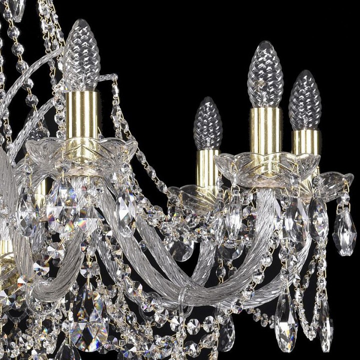 Подвесная люстра Bohemia Ivele Crystal 1411 1411/10/300/G, фото 3