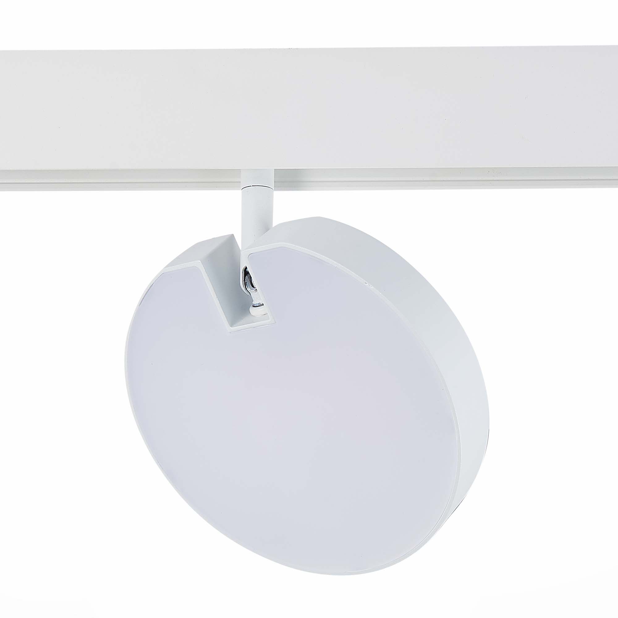 ST359.536.15 Магнитный трековый светильник белый LED 1*15W 3000K 760Lm Ra>80 120° IP20 L150xW28xH211 СКАЙЛАЙН 48V, фото 2