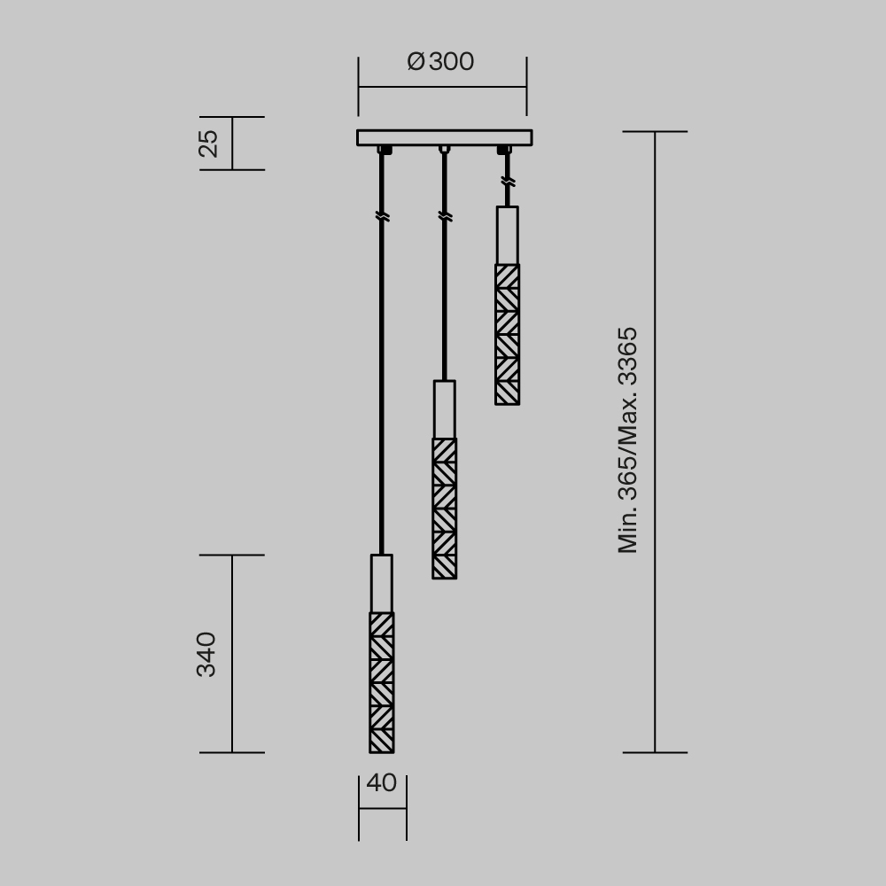 Подвесной светильник Maytoni MOD328PL-L9CH3K, фото 2