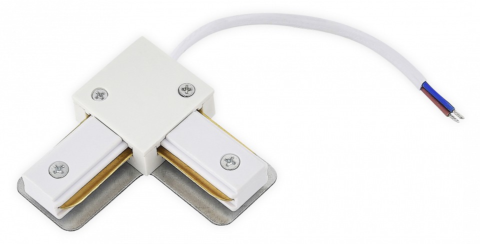 Соединитель угловой L-образный для треков накладных Donel  PCL DN01W, фото 2