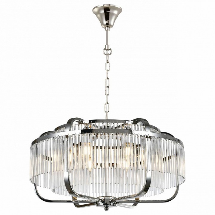 Подвесная люстра iLamp Qeens P9574-6 CR+CL, фото 3