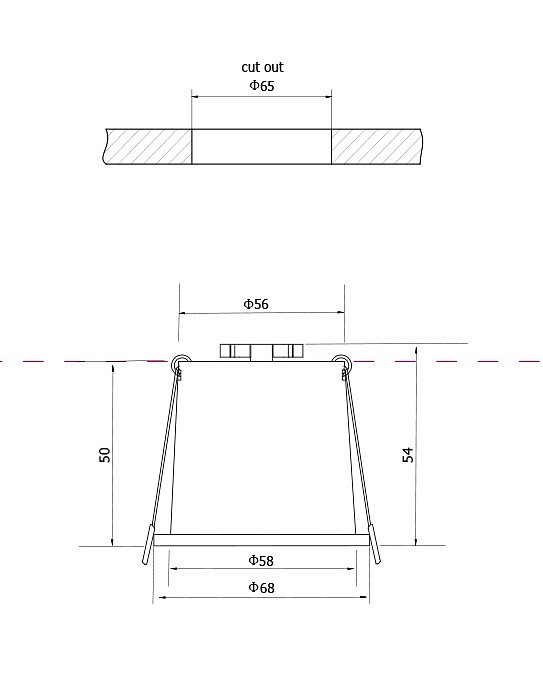 Встраиваемый светильник Maytoni Technical Reif DL049-01W, фото 5