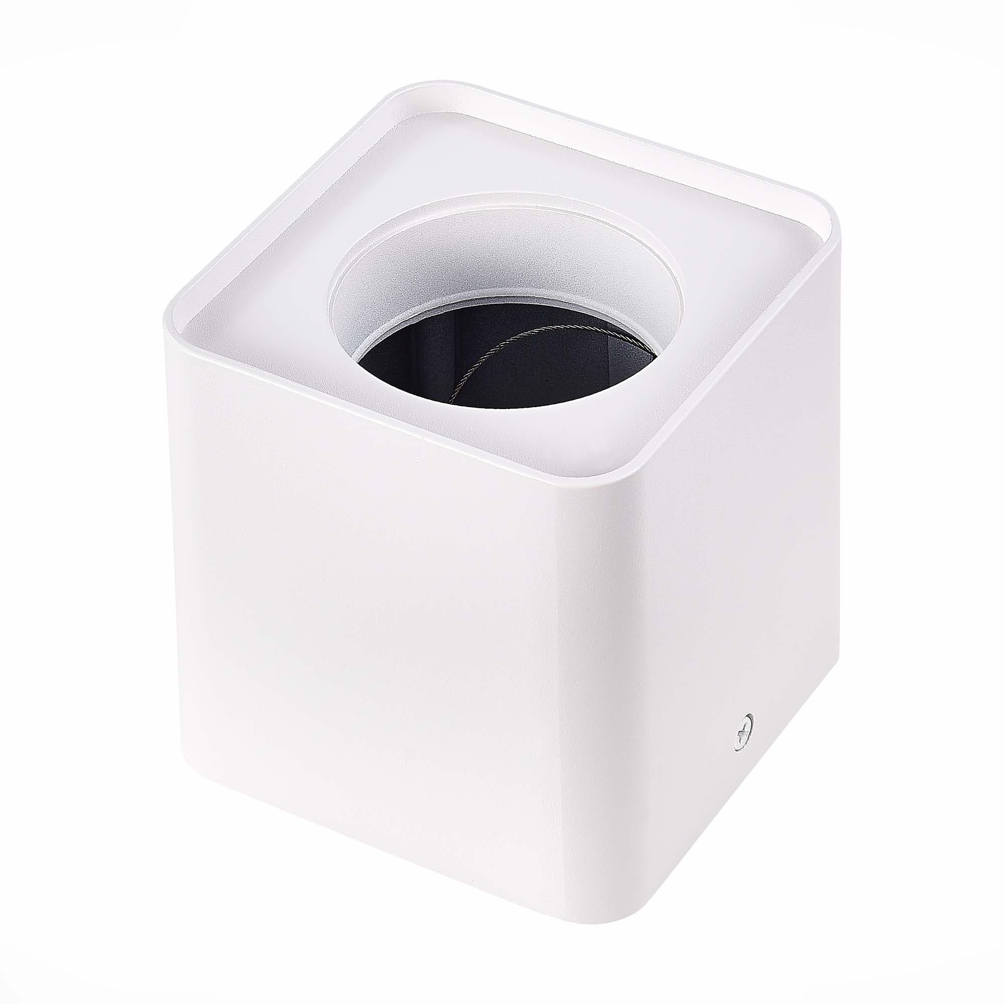 ST053.502.01 Накладной корпус для светодиодного модуля серии ST850, ST851 ST-Luce Белый ШИФТ, фото 1