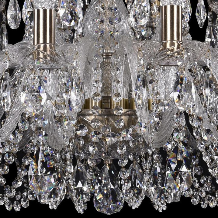 Подвесная люстра Bohemia Ivele Crystal 1402 1402/16+8/300/Pa, фото 4