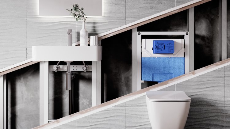 R020467 PROSYS FRAME 120 M Встраиваемая инсталляция для монтажа подвесных унитазов, фото 3