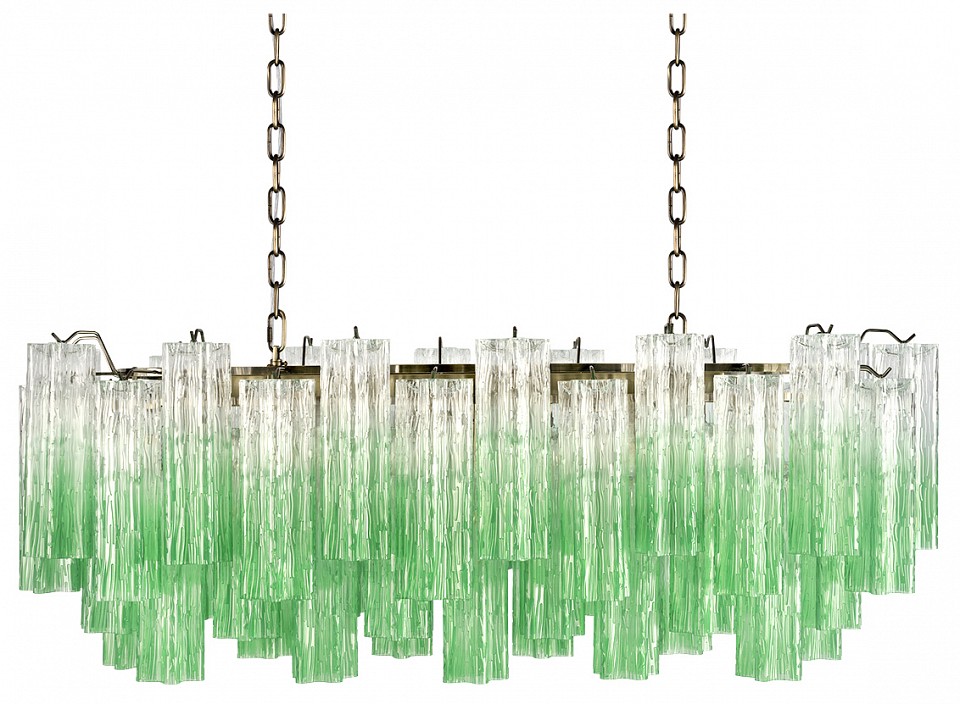 Подвесная люстра Loft it Murano 10580/1000R Clear green, фото 2
