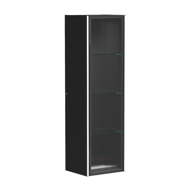 Пенал подвесной EQUIL Stoune 36 универсальный, дуб черный (ppSTOUNE36.R/L-35), фото 1