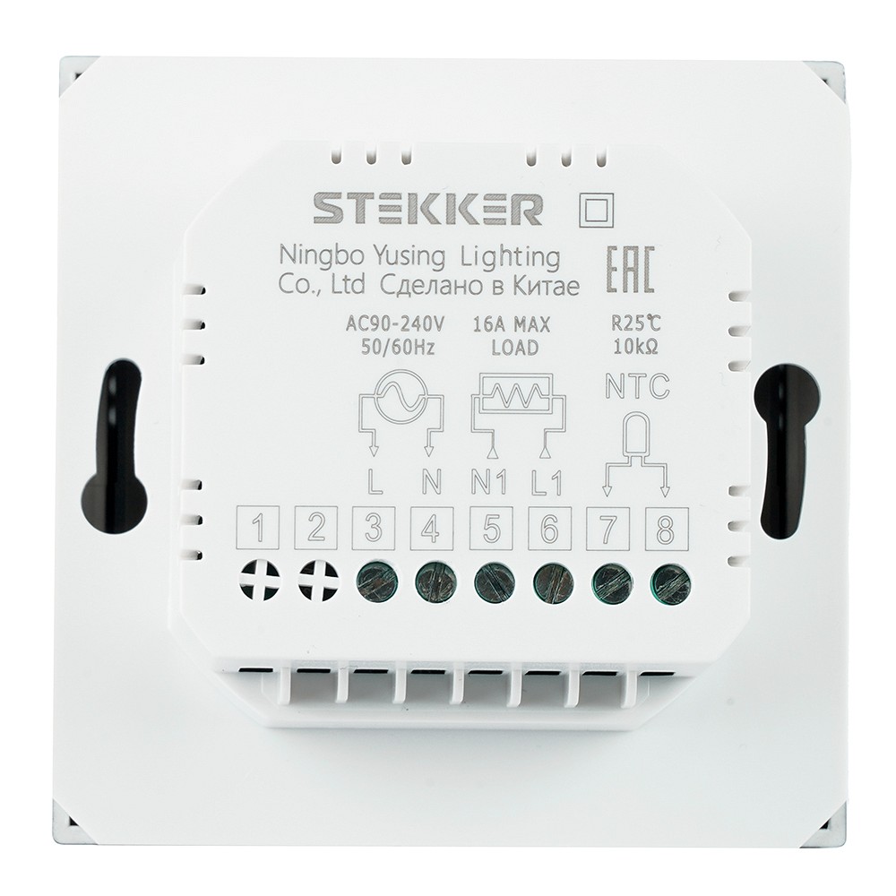 Терморегулятор для теплого пола с функцией Wi-Fi Stekker Эмили 50427, фото 5