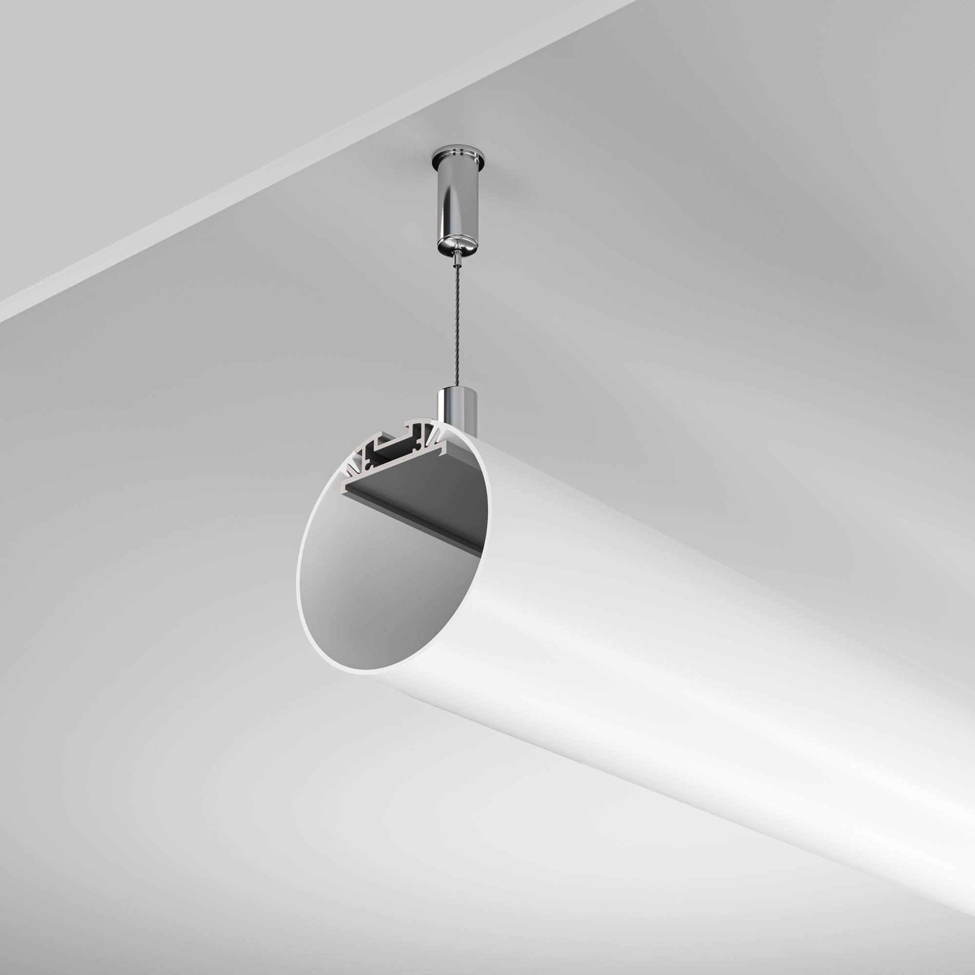 Профиль Led Strip ALM-D60-S-2M, фото 1
