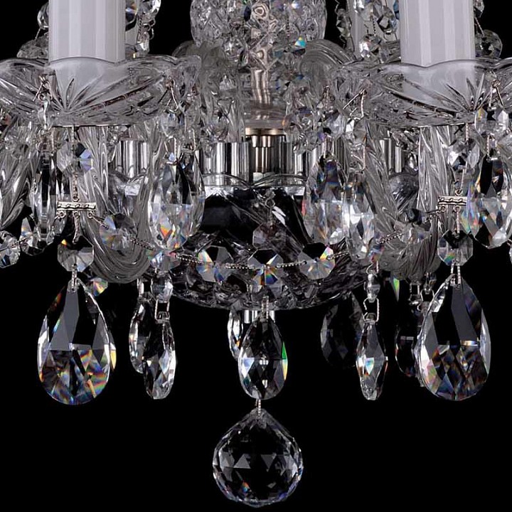 Подвесная люстра Bohemia Ivele Crystal 1402 1402/10/160/Ni, фото 4